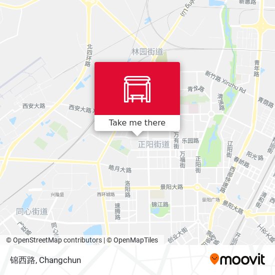 锦西路 map