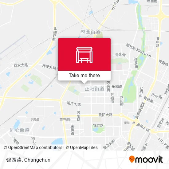 锦西路 map