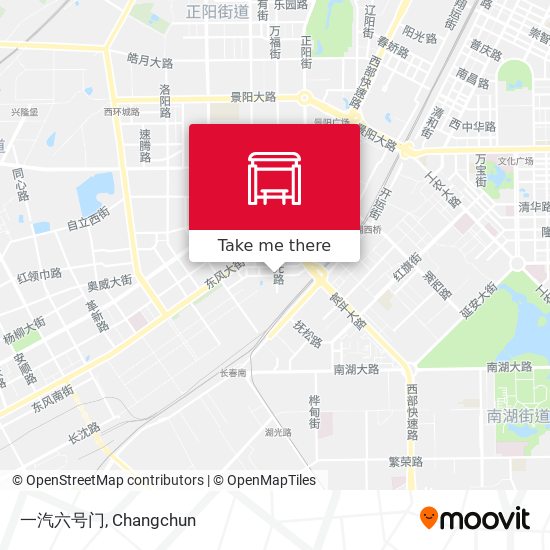 一汽六号门 map