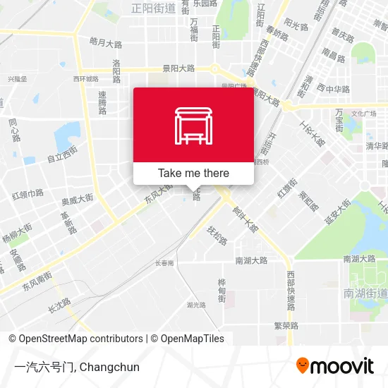 一汽六号门 map