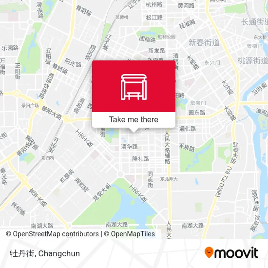 牡丹街 map