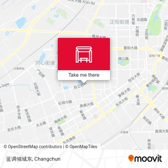 蓝调倾城东 map