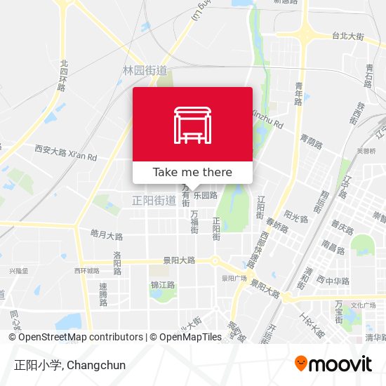 正阳小学 map