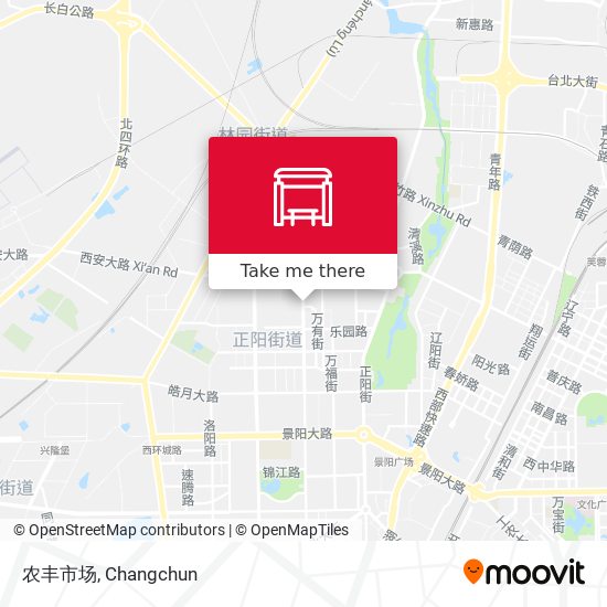 农丰市场 map