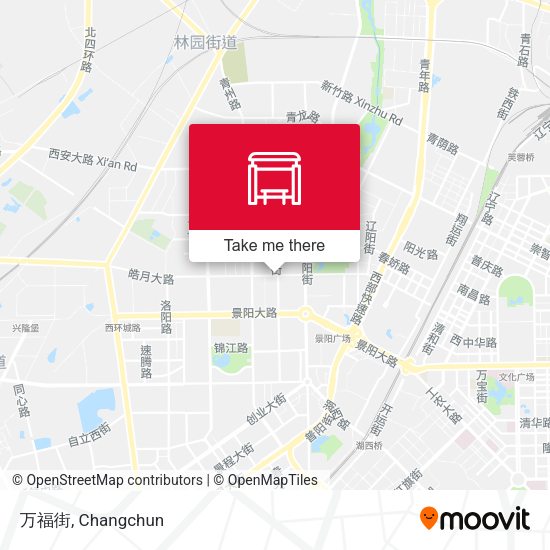 万福街 map