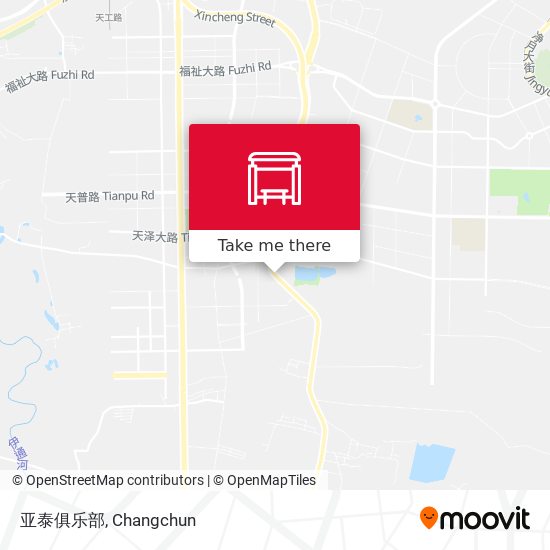 亚泰俱乐部 map