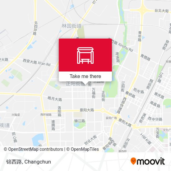 锦西路 map