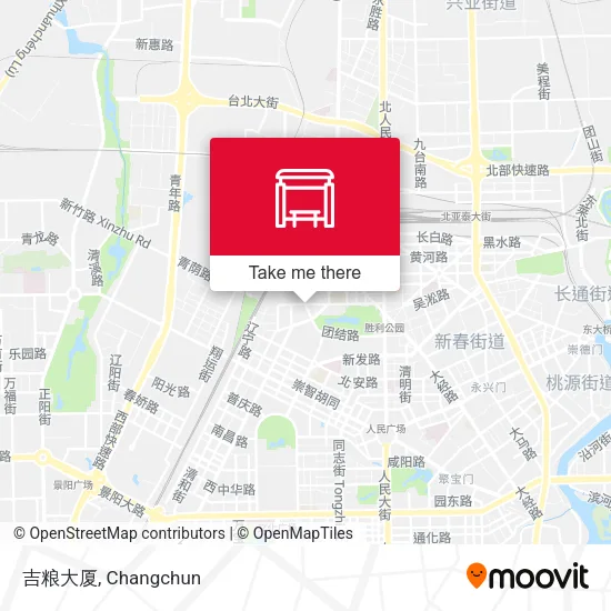 吉粮大厦 map