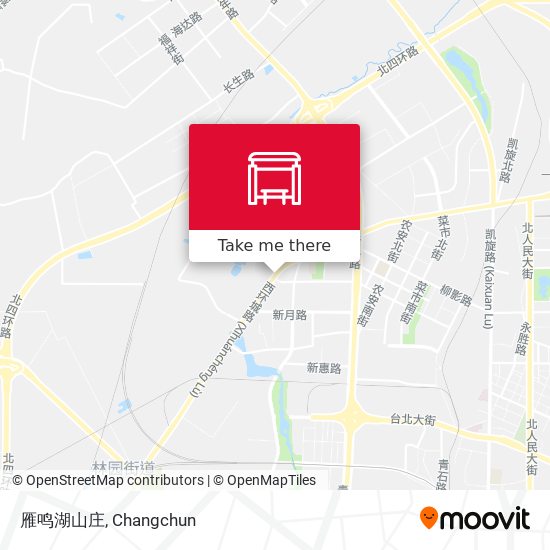 雁鸣湖山庄 map