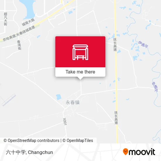 六十中学 map