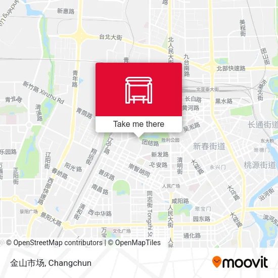 金山市场 map