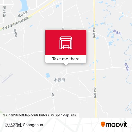 祝达家园 map
