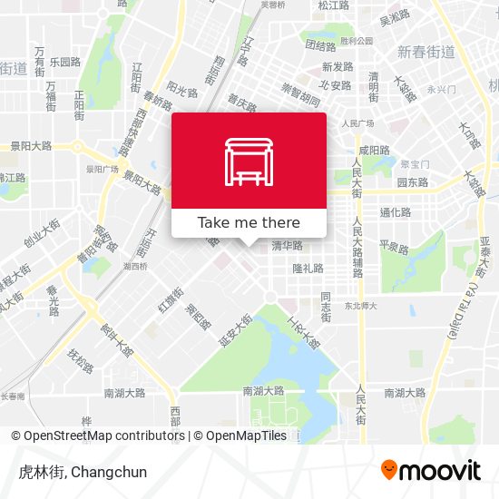 虎林街 map