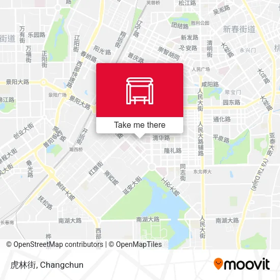 虎林街 map
