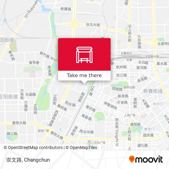 崇文路 map
