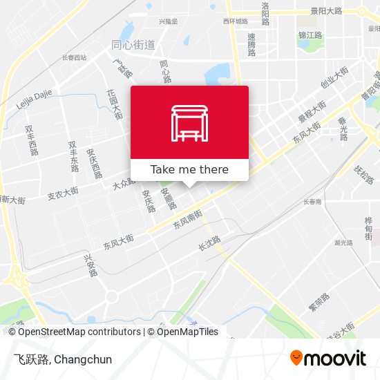 飞跃路 map