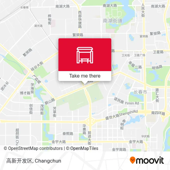 高新开发区 map
