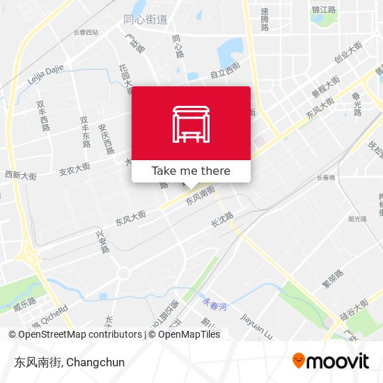 东风南街 map