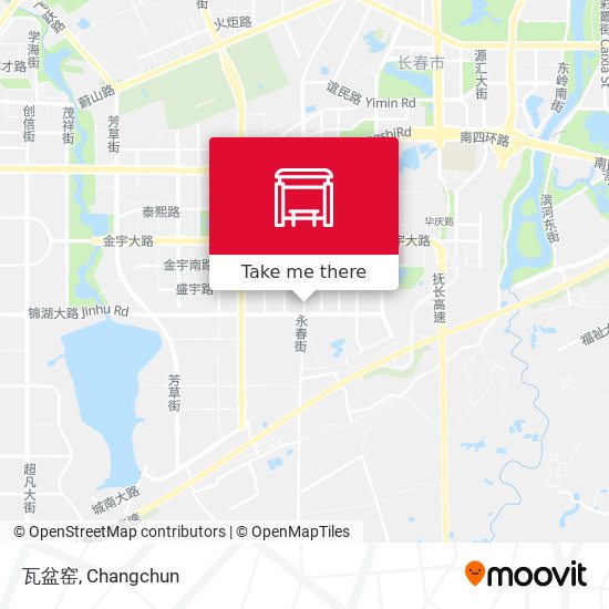 瓦盆窑 map