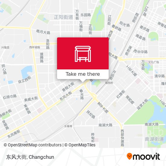 东风大街 map