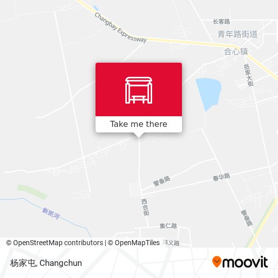 杨家屯 map