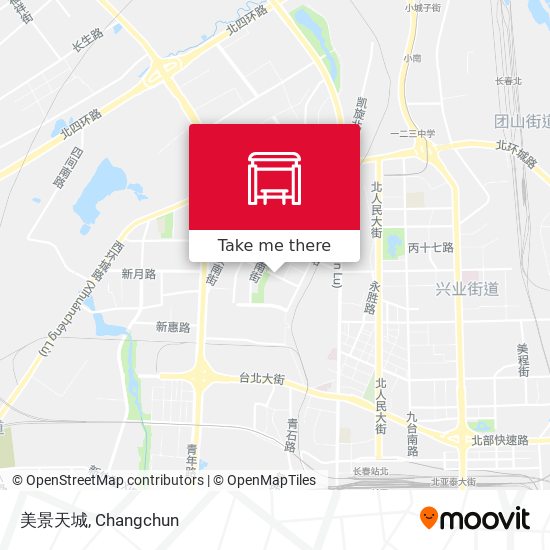 美景天城 map
