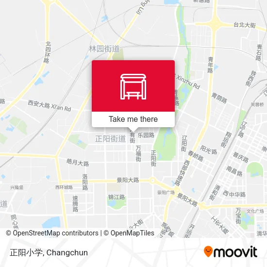正阳小学 map