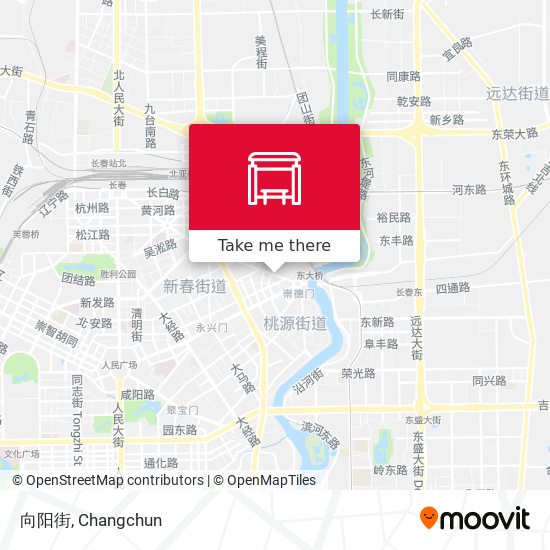 向阳街 map