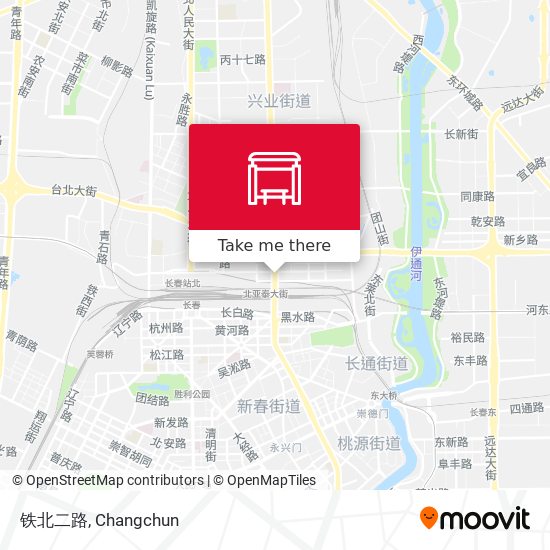 铁北二路 map