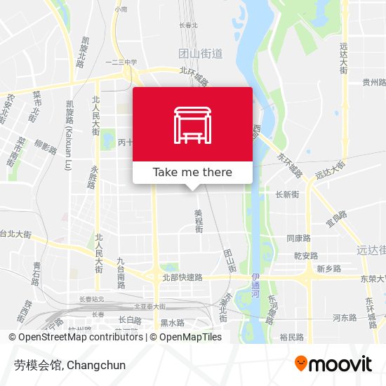 劳模会馆 map
