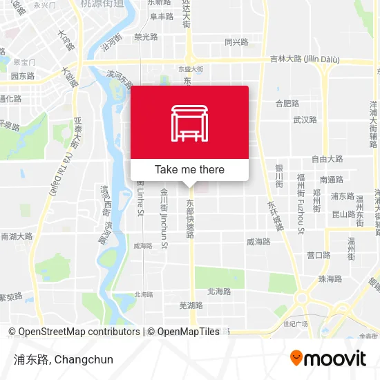 浦东路 map
