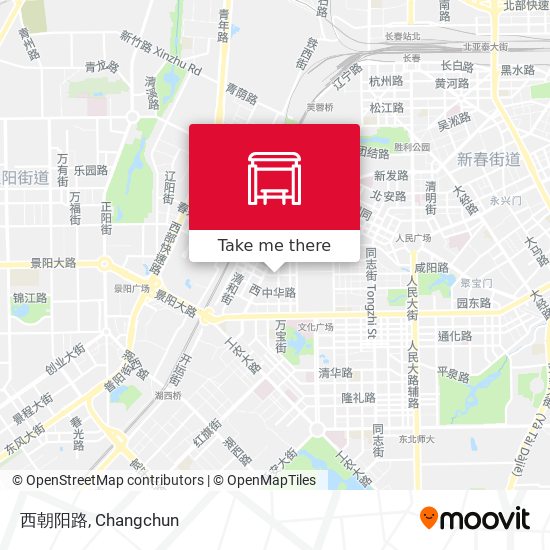 西朝阳路 map