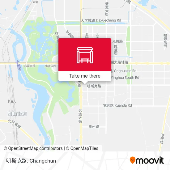 明斯克路 map