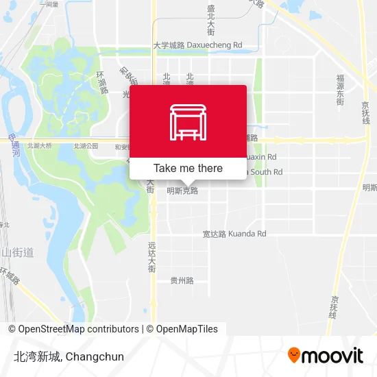北湾新城 map