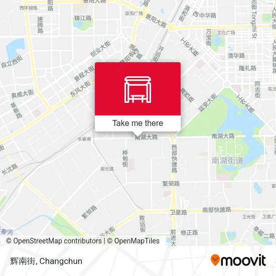 辉南街 map