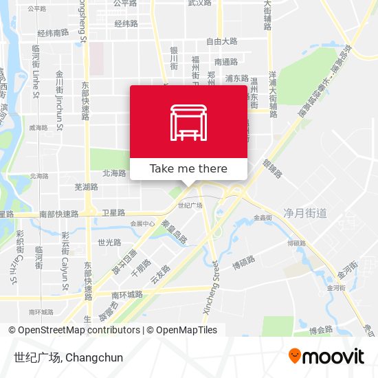 世纪广场 map