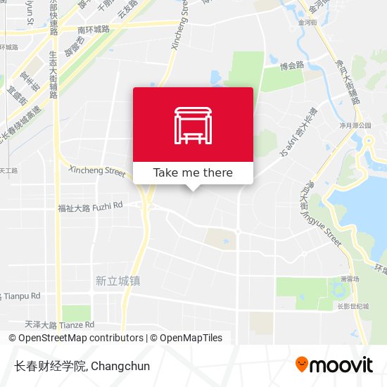 长春财经学院 map