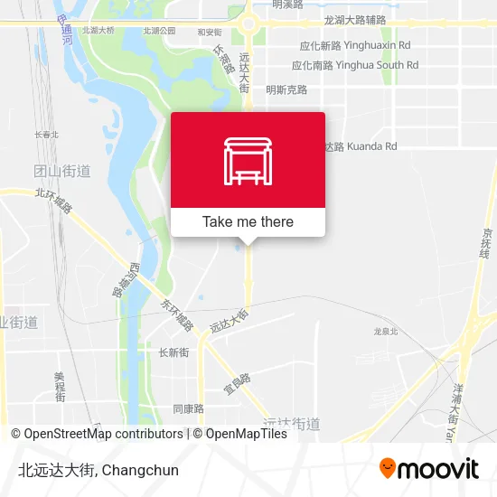 北远达大街 map