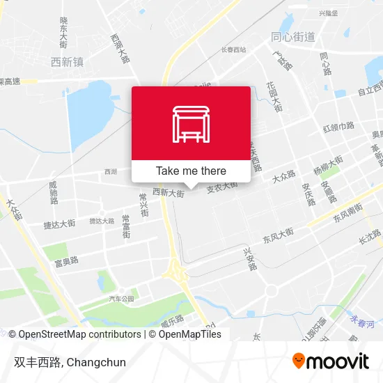 双丰西路 map