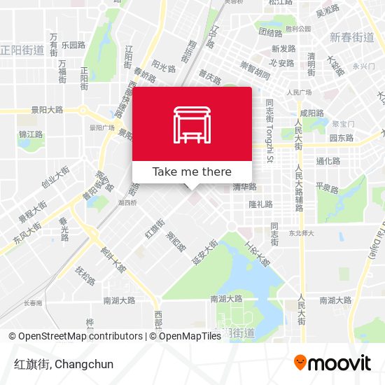 红旗街 map
