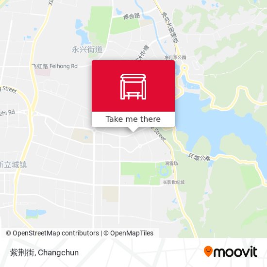 紫荆街 map