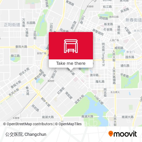 公交医院 map