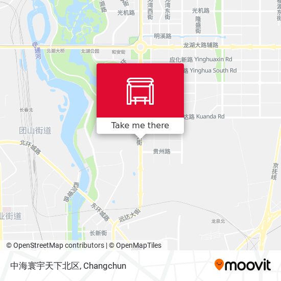 中海寰宇天下北区 map