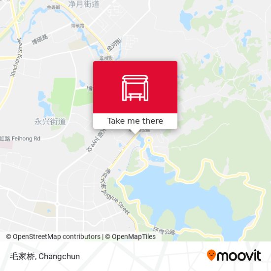 毛家桥 map