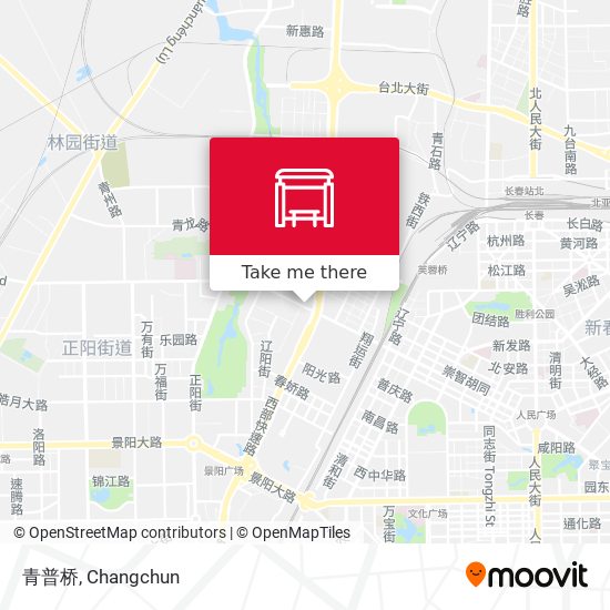 青普桥 map