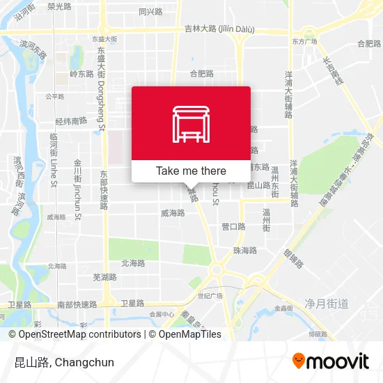 昆山路 map