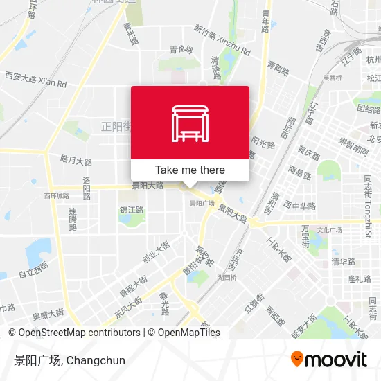 景阳广场 map