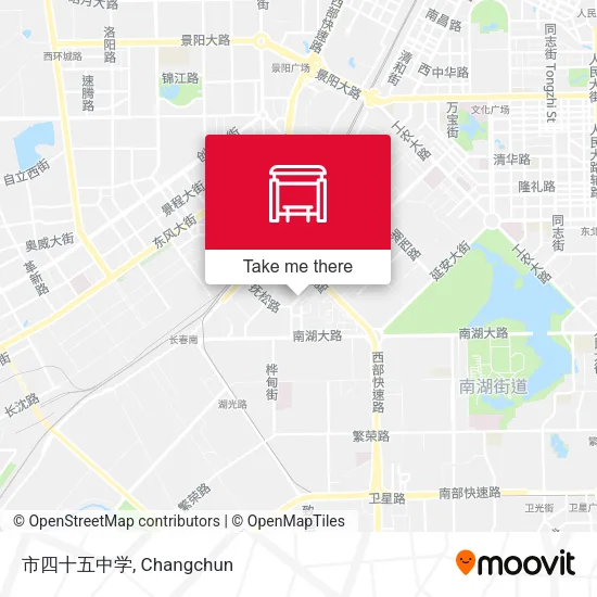 市四十五中学 map