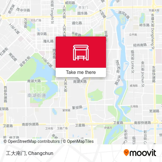 工大南门 map