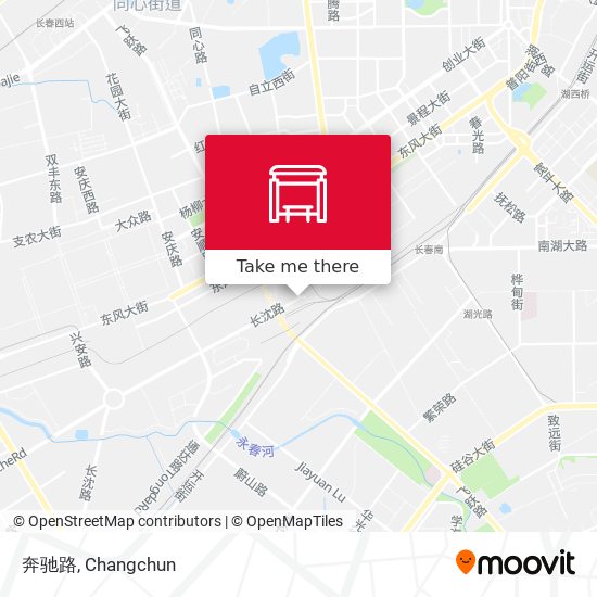 奔驰路 map